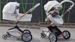 Best stroller 2024 Hot Mom New White Color baby pram 360