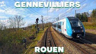 Cabride de GENNEVILLIERS à ROUEN via Gisors et Serqueux, itinéraire alternatif pour la NORMANDIE !