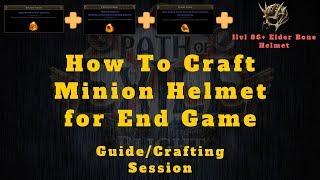 Path of Exile [3.8] How to Craft OP Minion Helmet, Absolute Best!!