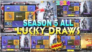 Season 5 All Lucky Draws | Legendary Foxtrot & New Legendary Guns + New Epic Character | Codm S5 