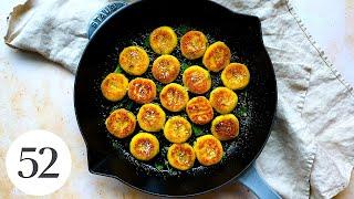 Gnocchi Ripieni with Mushrooms, Parmesan & Thyme | At Home with Us