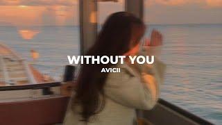 Avicii - Without you (Lyrics Video Slowed + Reverb) "I got to learn how tolove without you"