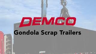 Demco Gondola Steel Scrap Trailers