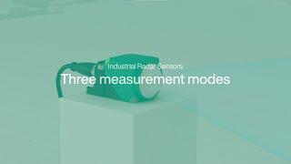 Measurement Modes of Industrial Radar Sensors