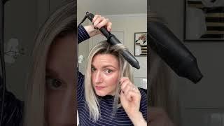 How I curl my short hair with the GHD wand #shorts #youtubeshorts #ghd #hairstyle