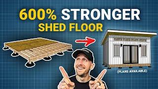 How to build a SUPER STRONG shed foundation | Home Gym Shed Floor