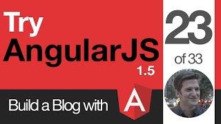 Try AngularJS 1.5 - 23 of 33 - ngClick & confirmClick Directives