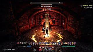 ESO Magicka Nightblade DPS PVE build 94k+ Waking Flame DLC PS5