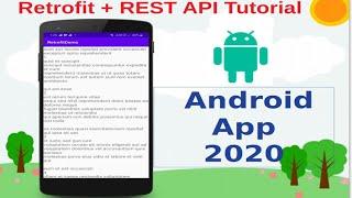 Retrofit and REST API Android Tutorial 2020 | Kotlin | JSON | API sync Kotlin | Android Gradle Fix