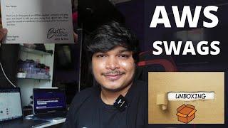 Unboxing Swags from @amazonwebservices (AWS) #aws #swags #awshero