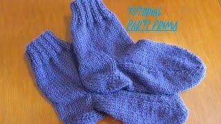 KNITTING TUTORIAL FACILE: how to knit a socks DIY | CALZE DA NOTTE MORBIDE E CALDE a maglia PARTE 1°