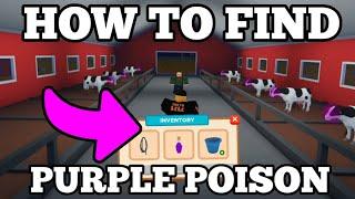 HOW to FIND the PURPLE COW POISON in Horse Valley 2 ROBLOX