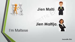 Learn Maltese- How to Introduce Yourself.