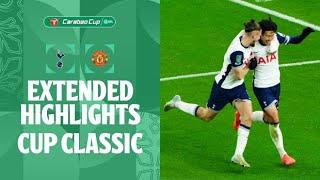 CARABAO CUP CLASSIC! | Tottenham v Manchester United extended highlights