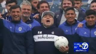 2020-11-25 - Diego Armando MARADONA - News ABC BBC - (English language)