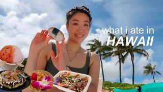 what i eat in a week in HAWAII 