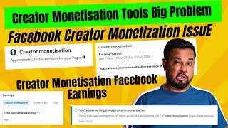 Creator Monetisation Tools Big Problem | Facebook Creator Monetization Issue | By Diptanu Shil