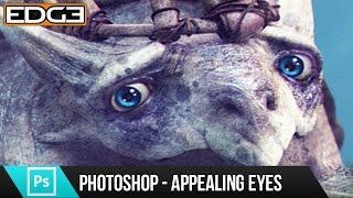 Photoshop Tutorial - Cleaning up CG Eyes to create more Appealing Eyes