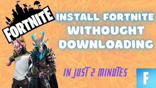 How To Install Fortnite Without Downloading | Verify FORTNITE  Files From Another PC To Yours