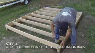 How To Build A Shed - Part 2 Floor Framing
