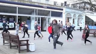 Flash Mob in Cheltenham (Gold cup week 2013)