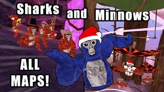 Goofy Gorillas Play SHARKS AND MINNOWS in EVERY MAP! | (Gorilla Tag Minigames) Part 2