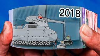 Evolution of Ratte Flipbook Animation Tanks