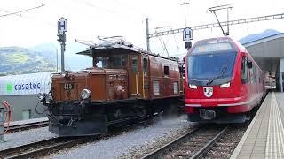 RhB Historic, Glacier Pullman Express mit Krokodil Ge 6/6 I Nr. 415 plus Plandienst, 20./23.09.2024