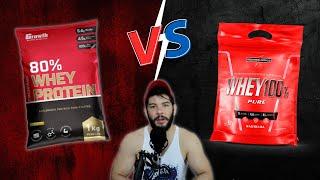 WHEY 80% (Growth) X WHEY 100% PURE (IntegralMédica) - QUAL É MELHOR?