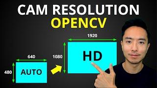 Change OpenCV Camera Resolution (Auto 640x480 to HD 1920x1080) for cap.VideoCapture()