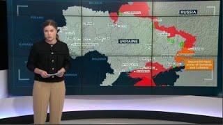 Карта военных действий на Украине от  30.03.2022