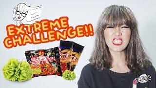 SAMYANG, BON CABE LEVEL 15, WASABI CHALLENGE - Ria's Vlog #02