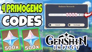 4 NEW GENSHIN IMPACT  REDEEM CODES 2021 - GENSHIN IMPACT CODES 2021 - GENSHIN CODES