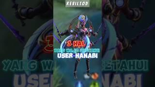 3 HAL WAJIB USER HANATOT #mlbb#shorts