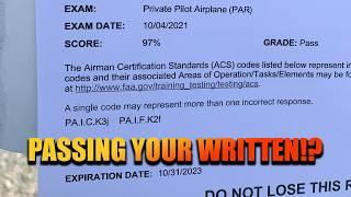 PASSING THE PRIVATE PILOT WRITTEN!! The Secret to the FAA Knowledge Test