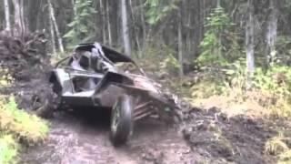 Arctic Cat Wildcat 1000 - 3 wheel action on 30"" Outlaw 2's