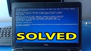 [Solved] Blue Screen Error Code 0x0000007B | How to solved Blue Screen Fatel Error...