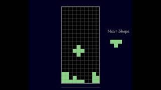 Tetris made with pygame