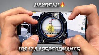 iPhone XS Max PUBG Mobile Full Handcam Gameplay | PUBG/BGMI Performance After iOS 17.5.1
