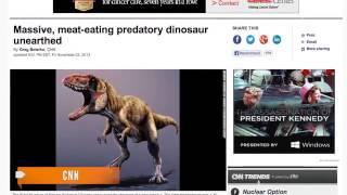 Newly discovered dinosaur possibly bigger than T Rex