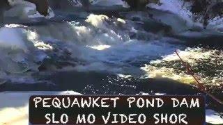 PEQUAWKET FALLS IN WINTER SLO MO VIDEO by DOUGLAS K. POOR