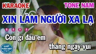 Karaoke Xin Người Xa Lại Tone Nam Nhạc Sống Rumba