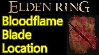 Elden Ring bloodflame blade location guide, enchants bleed onto weapons