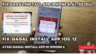 FIX GAGAL INSTALL APP DI IPHONE 6 / 6+ / 5S / ATASI GAGAL INSTALL INSTAGRAM DAN FACEBOOK DI IOS 12