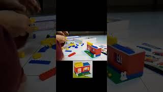 How to build house with building blocks #buildingblocks #shorts #shortvideo