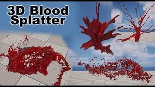 3D Blood Effects Alembic Pack for Unreal & Unity