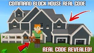 HOW TO MAKE A HOUSE IN MINECRAFT USING COMMAND BLOCK #18 ( REAL CODE REVEALED )