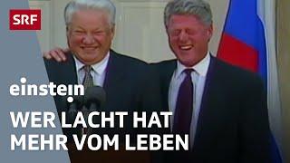 Lachen ist Medizin, Stressabbau Lachen, Wärmespeicher Beton & Nutria Plage | Einstein | SRF Wissen