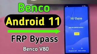 Benco FRP Bypass Android 11 Without PC 2024 | Benco V80 Hard Reset