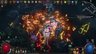 POE 3.21 Fire Molten Strike Berserker (physical conversion) mapping